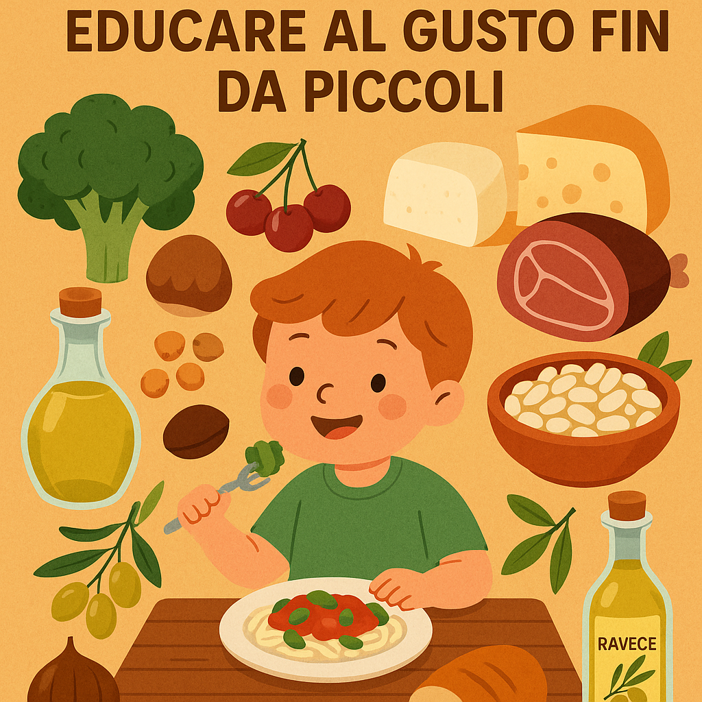 La Dieta Mediterranea per i Bambini: Educare al Gusto Fin da Piccoli con i Tesori dell’Irpinia
